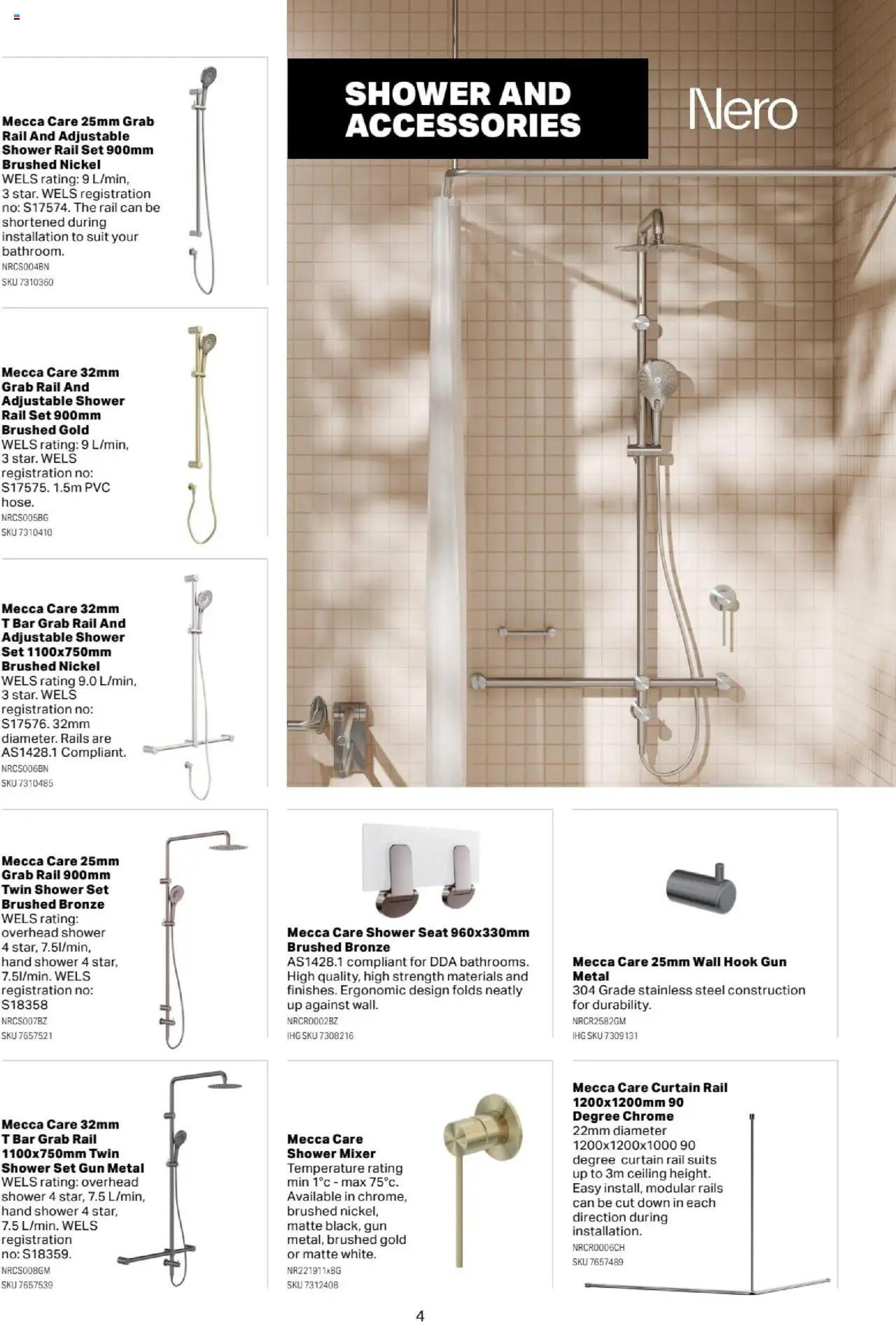 Mitre 10 - Assisted Living E-selection Guide 2025 - page 4- valid from 08/10/2025