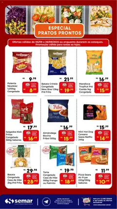Pré-visualização Semar Supermercado - Ofertas Especial Pratos Prontos válida a partir de 05/09/2025