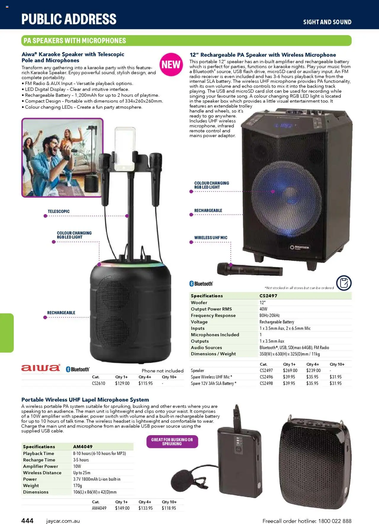 Jaycar Engineering & Scientific Catalogue 2025/2026  - page 444- valid from 09/07/2025