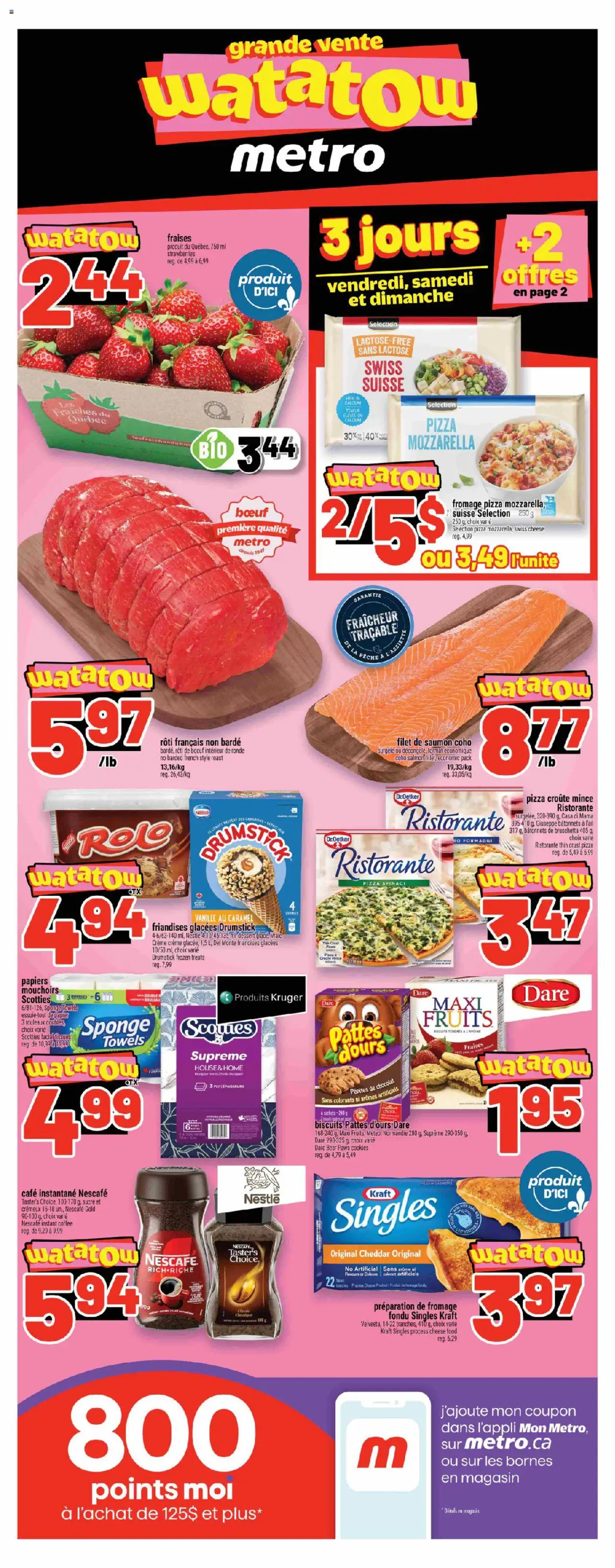 Metro weekly flyer / circulaire - page 1- valid from Aug 21, 2025