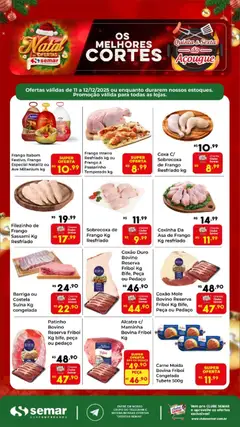 Pré-visualização Semar Supermercado - Ofertas Quinta e Sexta do Açougue válida a partir de 11/12/2025