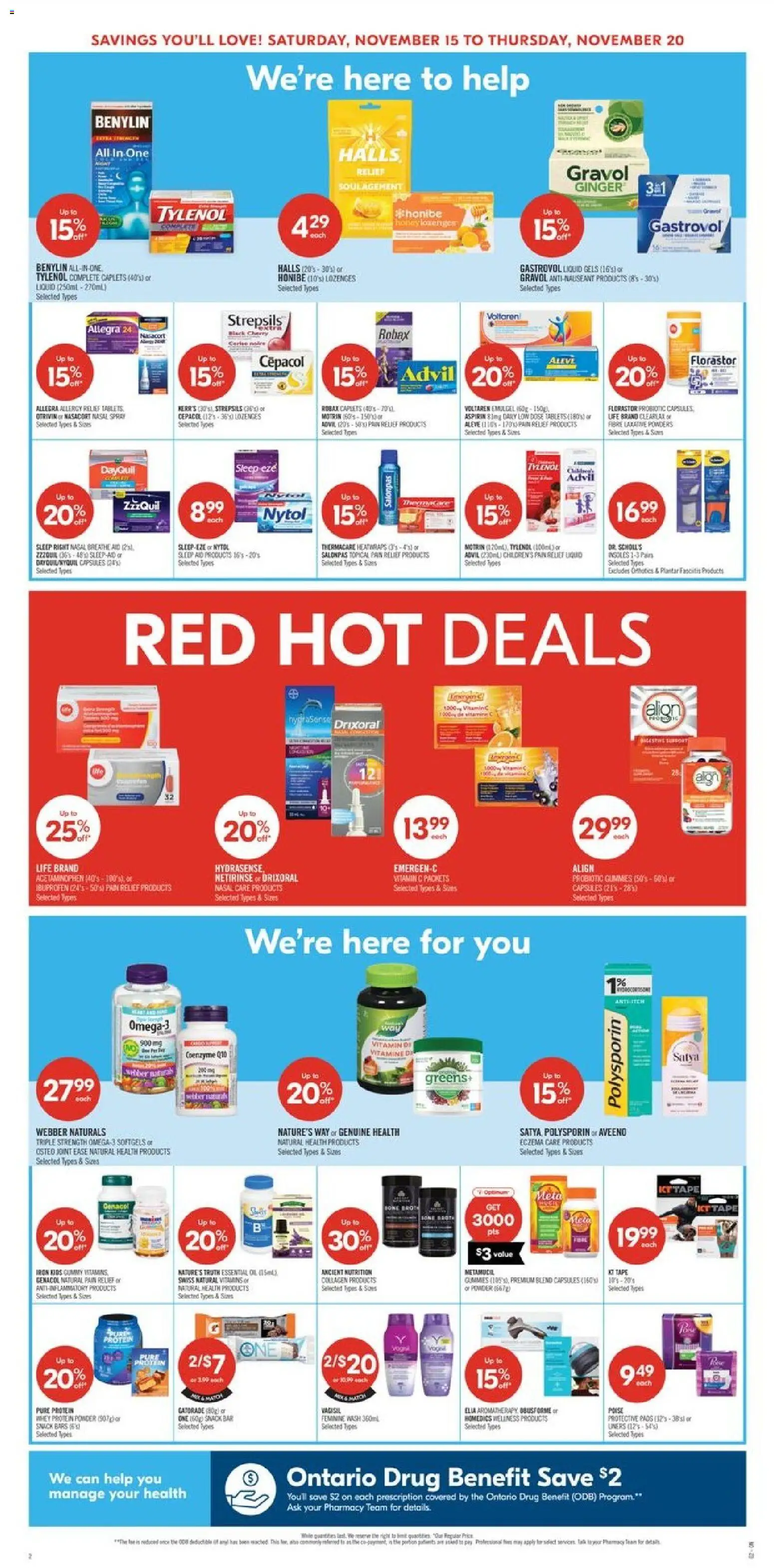 Shoppers weekly flyer / circulaire - page 4- valid from Nov 15, 2025