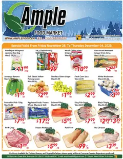 Preview Ample Food Market weekly flyer / circulaire valid from Nov 28, 2025
