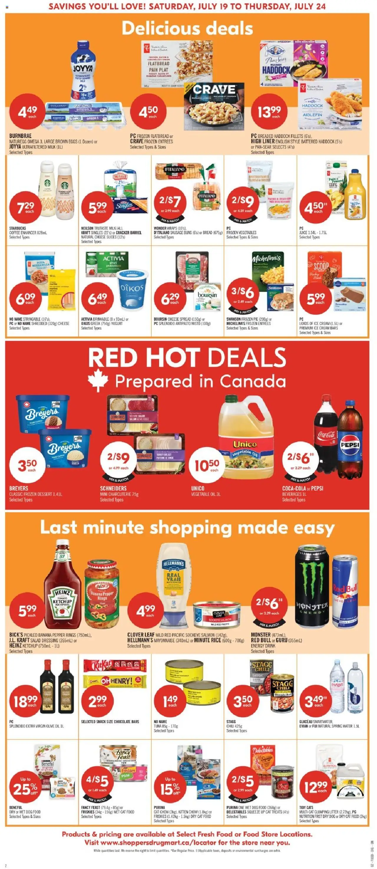 Shoppers weekly flyer / circulaire - page 6- valid from Jul 19, 2025