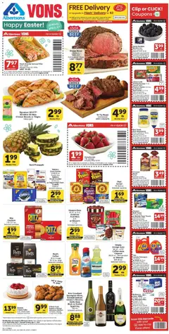 Preview Vons Weekly Ad valid from 04/01/2026