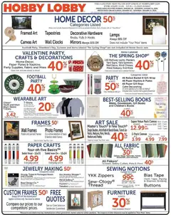 Preview Hobby Lobby Weekly Ad valid from 01/25/2026