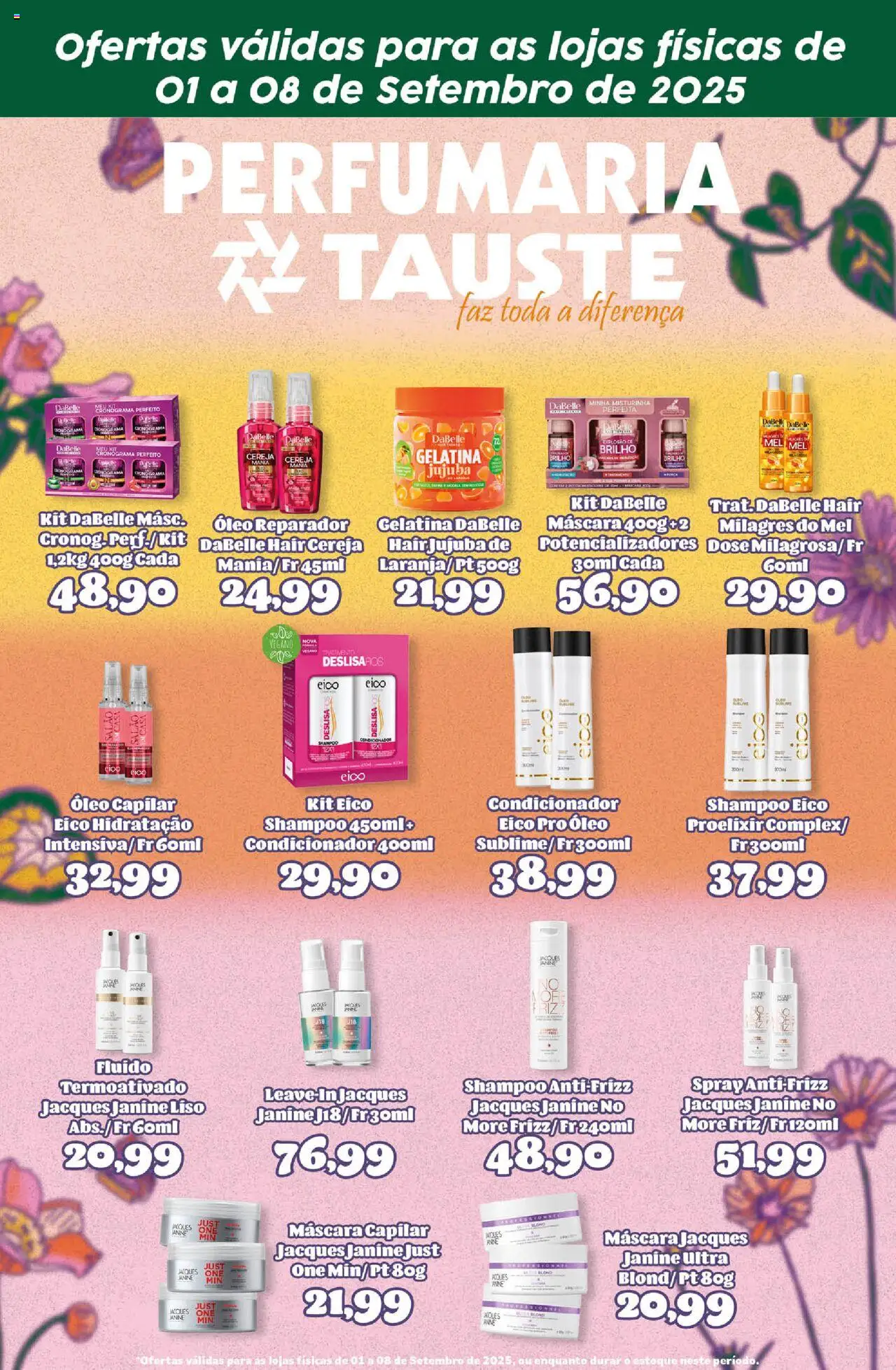 Tauste - Ofertas Especial Perfumaria - página 1- válido a partir de 01/09/2025
