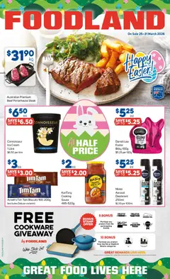 Foodland catalogue preview - valid from 25/03/2026