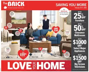 Preview The Brick weekly flyer / circulaire valid from Feb 10, 2026