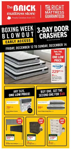 Preview The Brick - Brick Mattress Store valid from Dec 12, 2025