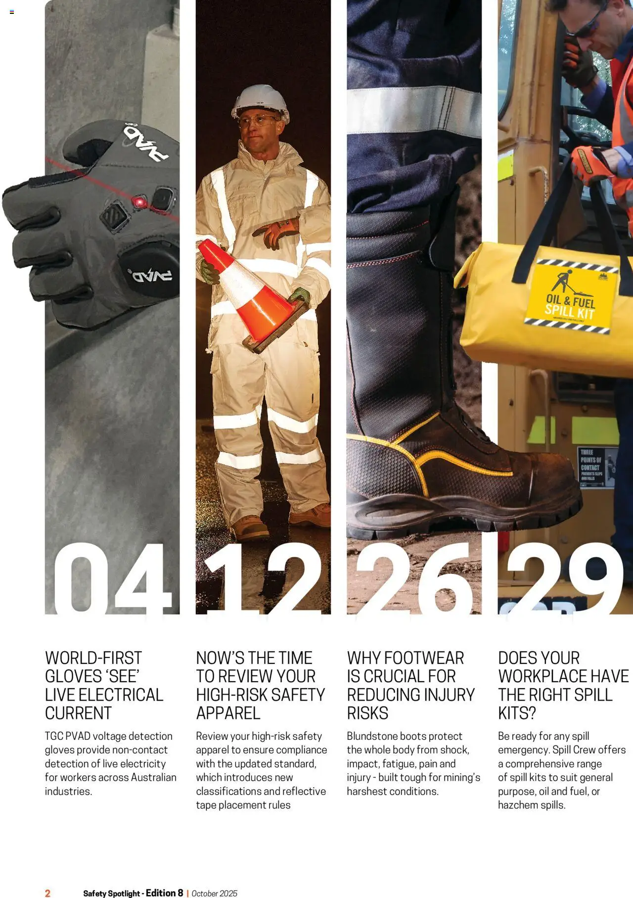 Black Woods Safety Spotlight Magazine - page 2- valid from 07/10/2025