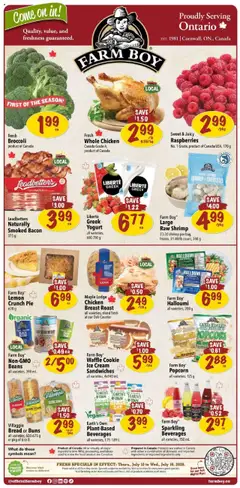 Preview Farm Boy weekly flyer / circulaire valid from Jul 10, 2025