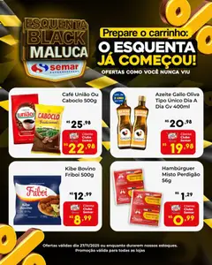 Pré-visualização Semar Supermercado Black Friday válida a partir de 27/11/2025