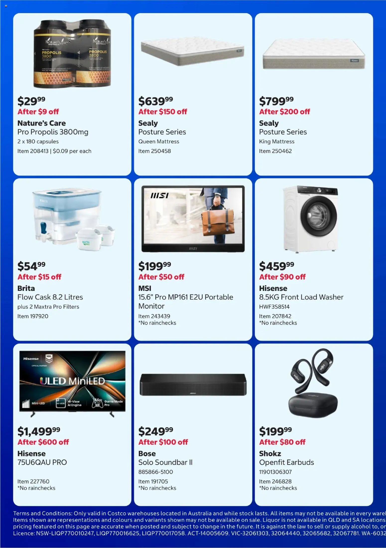 Costco Warehouse savings - page 6- valid from 16/02/2026