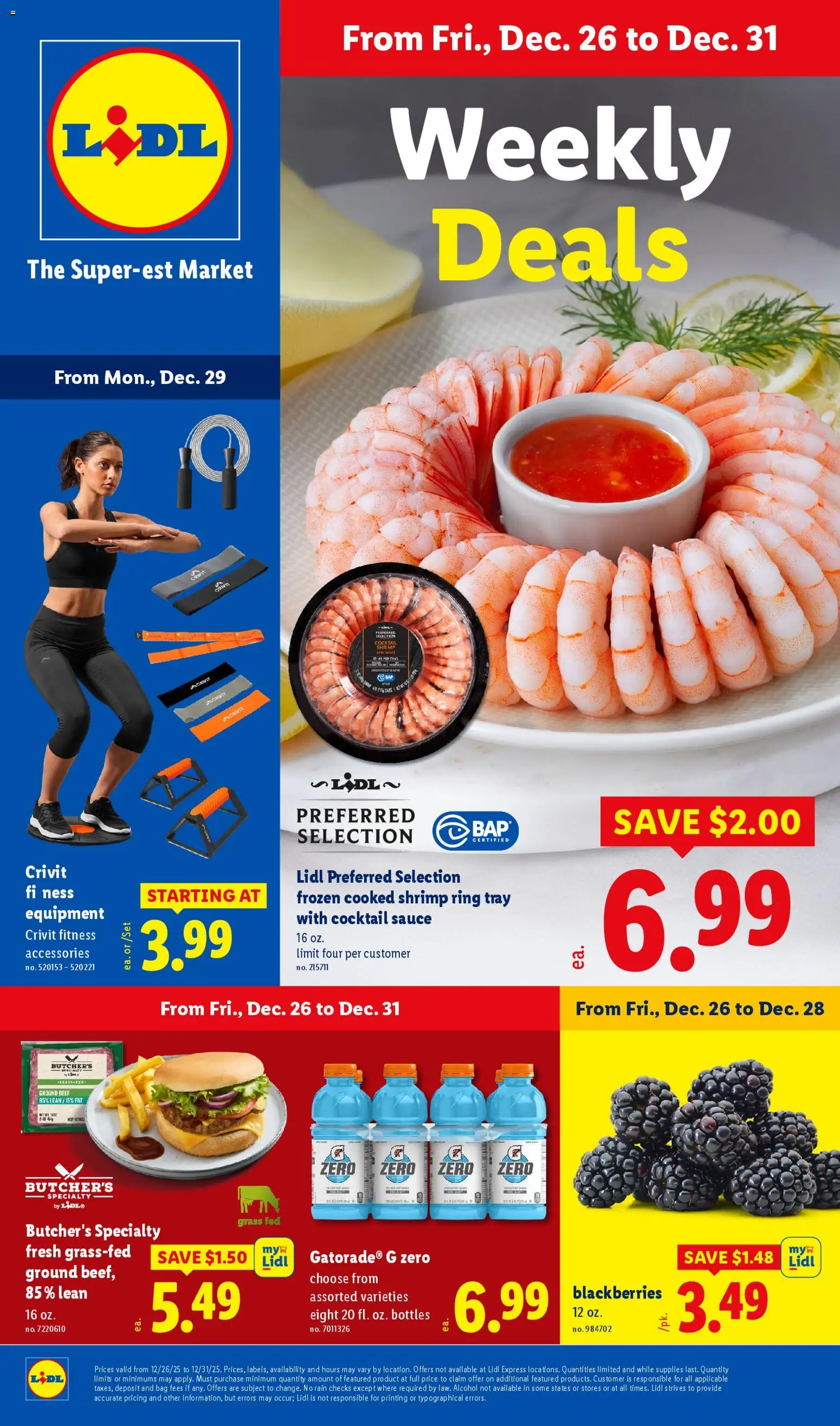 Lidl Weekly Ad - page 1- valid from 12/26/2025