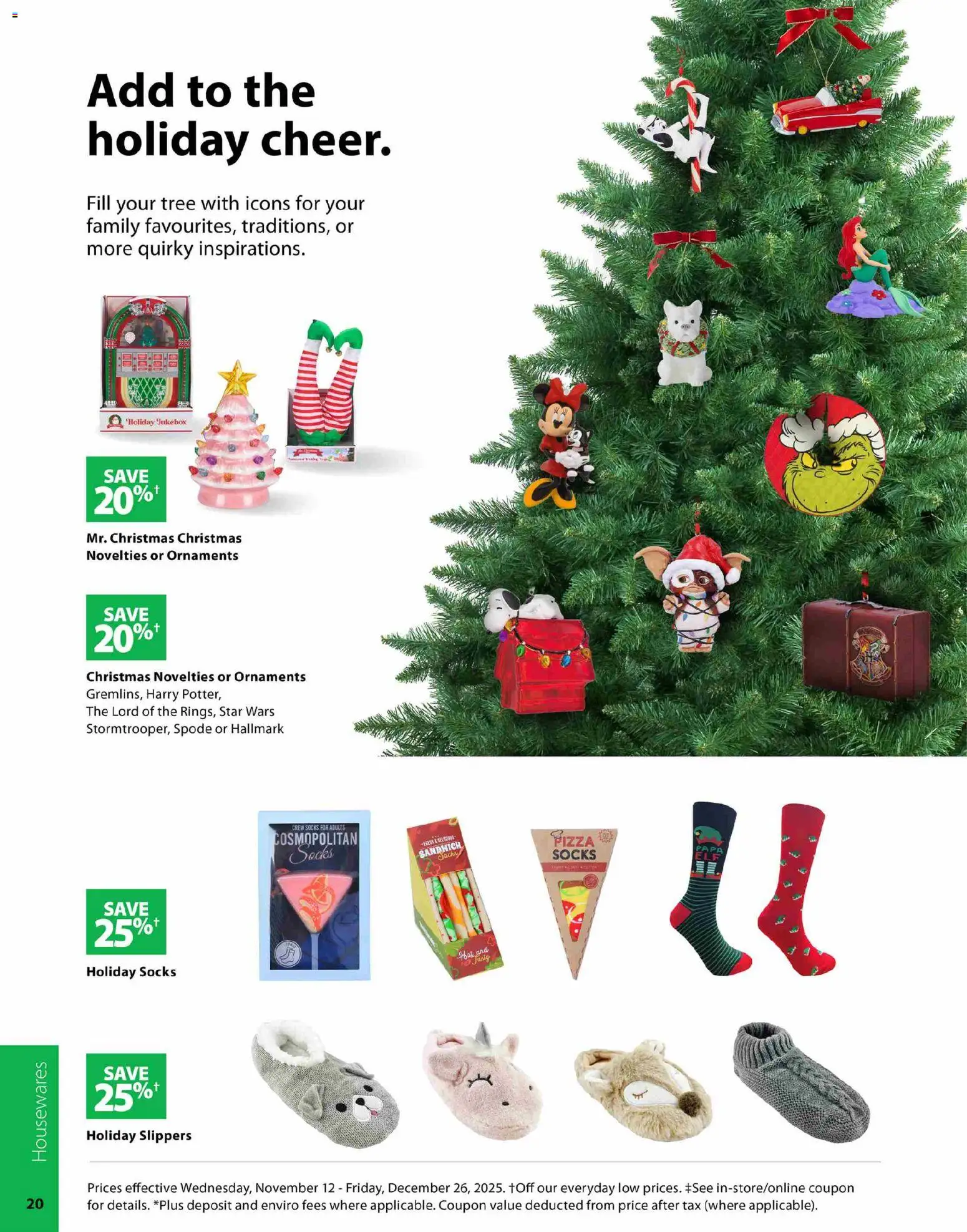 London Drugs - Specialty Cozy Christmas Catalogue - page 20- valid from Nov 12, 2025
