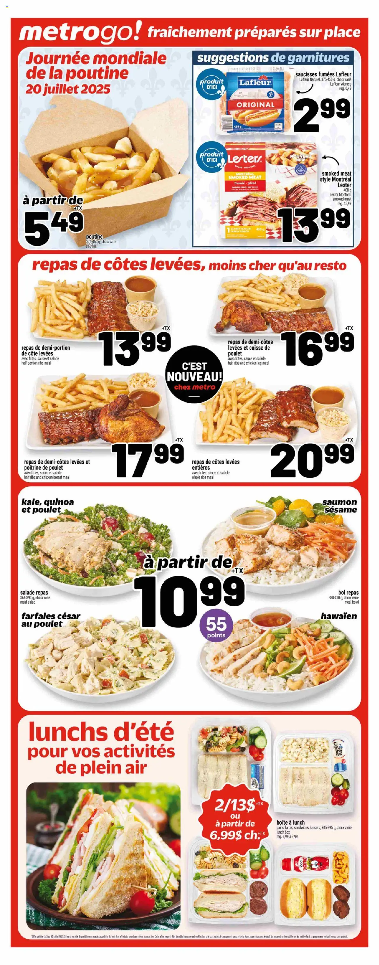 Metro weekly flyer / circulaire - page 13- valid from Jul 17, 2025