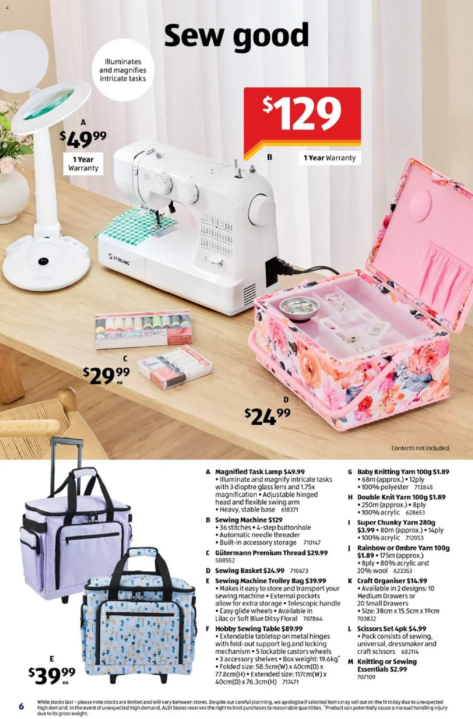 Aldi catalogue  - page 6- valid from 29/04/2026