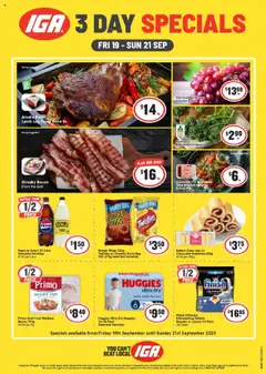 IGA catalogue preview - valid from 19/09/2025