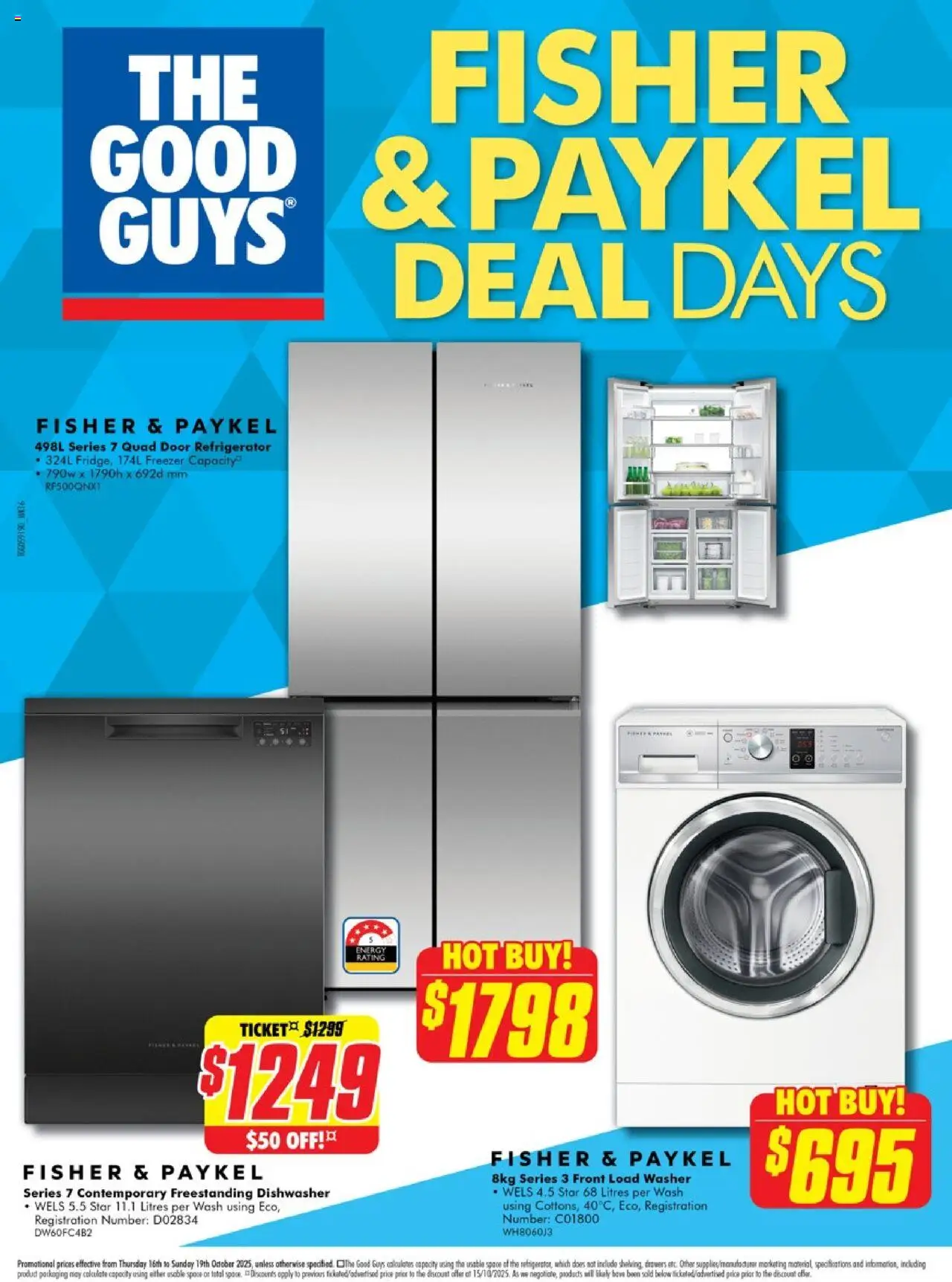 The Good Guys Fisher Paykel - page 1- valid from 15/10/2025