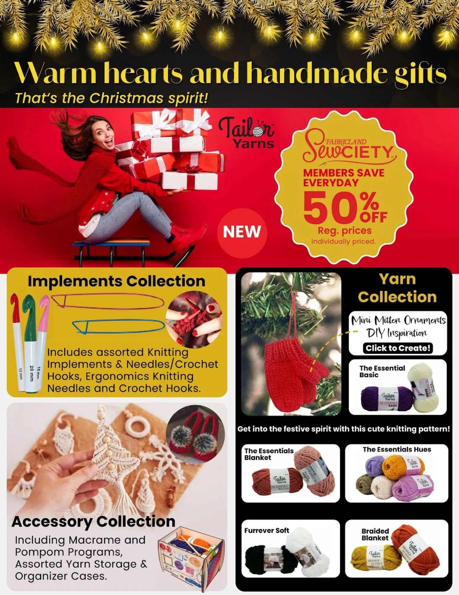 Fabricland weekly flyer / circulaire - page 10- valid from Nov 1, 2025