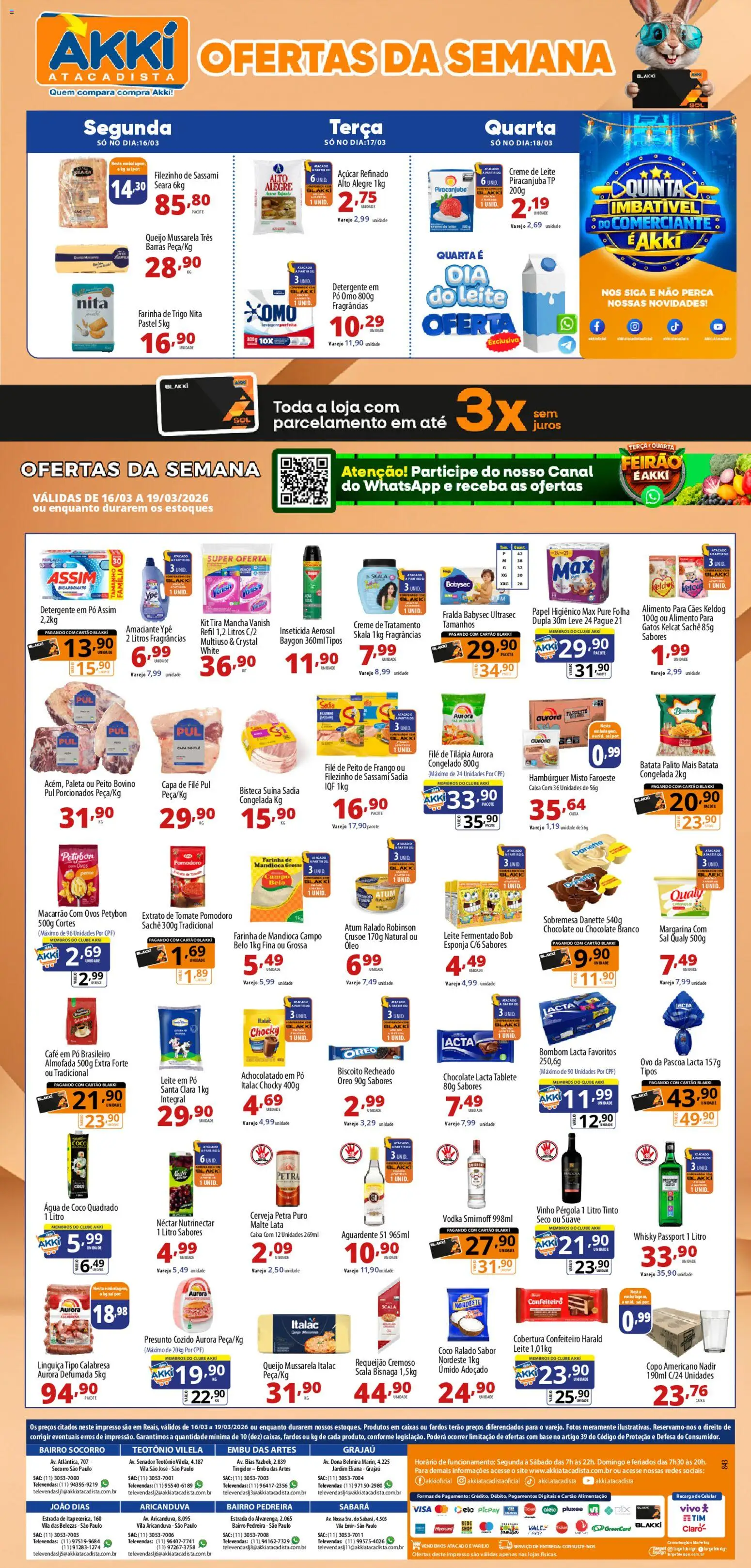 Akki Atacadista - Ofertas da semana - página 1- válido a partir de 16/03/2026
