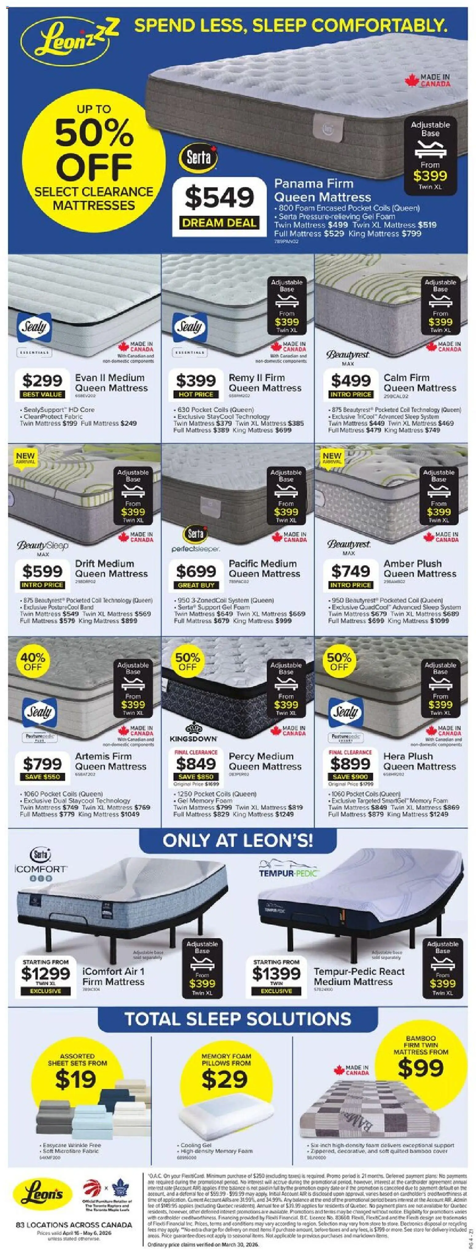 Leon's weekly flyer / circulaire - page 4- valid from Apr 16, 2026