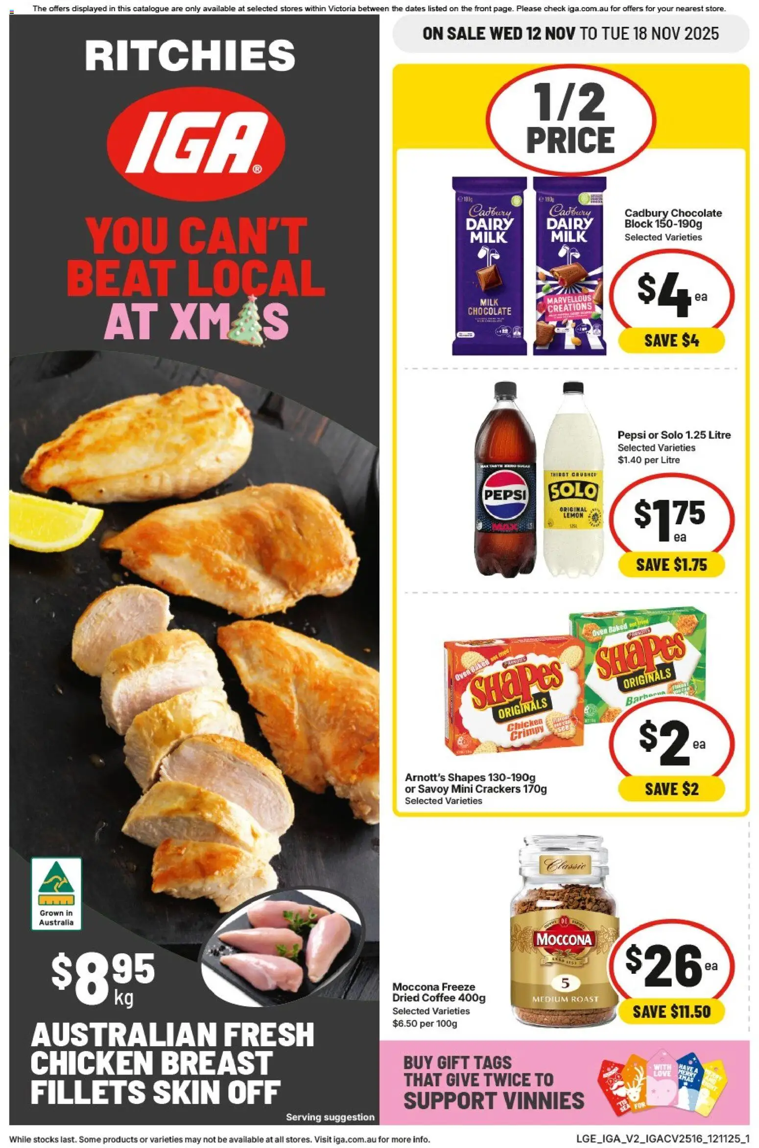 IGA Ritchies VIC - page 1- valid from 12/11/2025