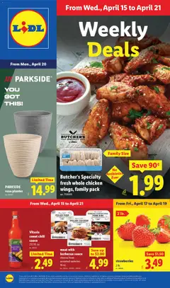 Preview Lidl Weekly Ad valid from 04/15/2026