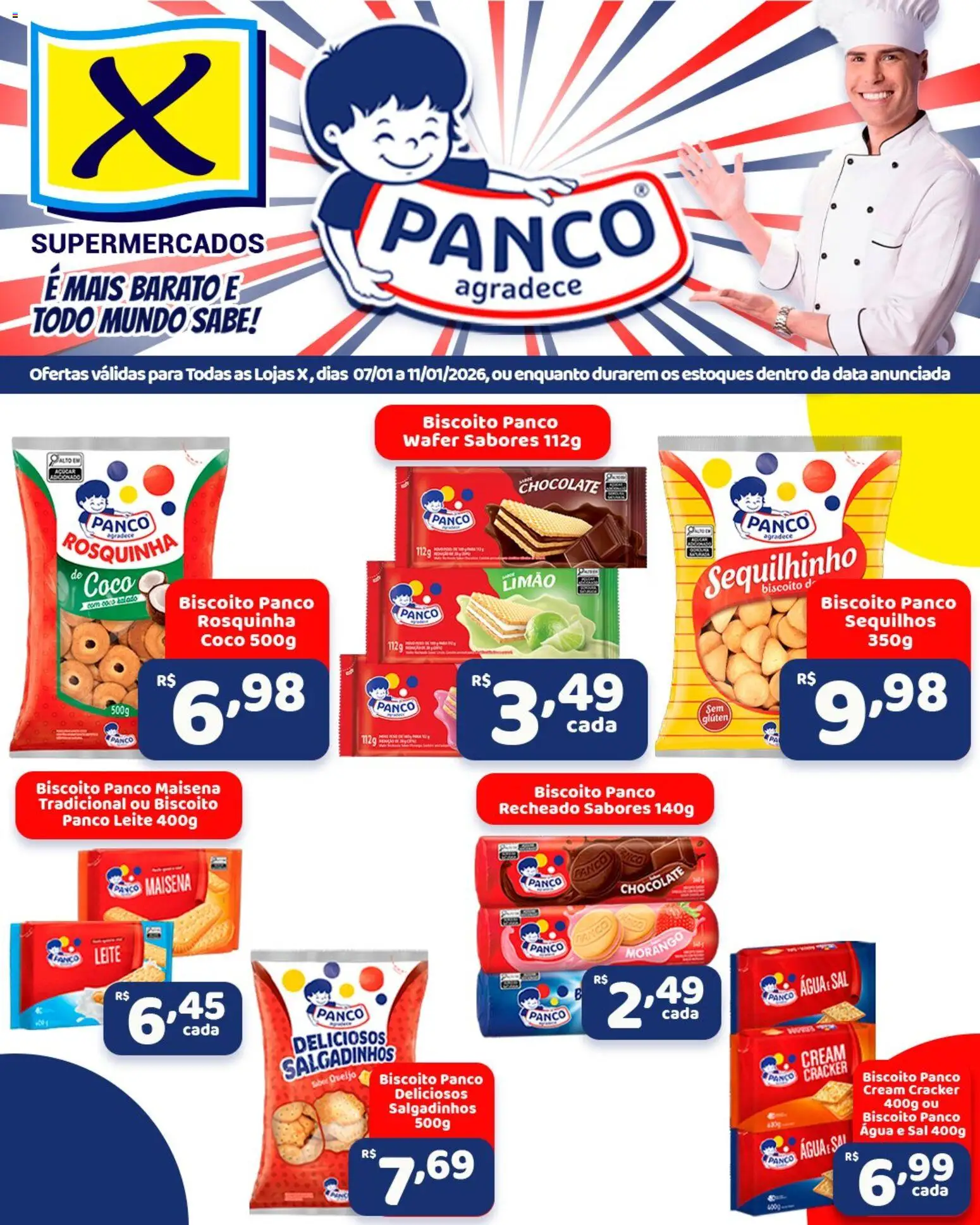X Supermercados - Ofertas Panco - página 1- válido a partir de 07/01/2026
