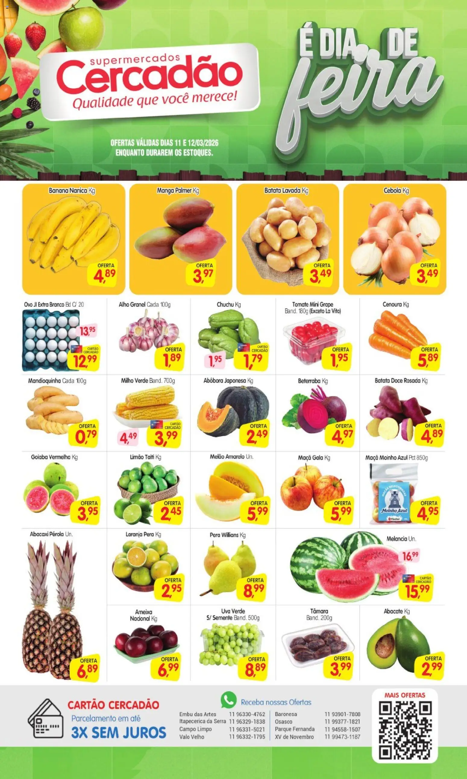 Cercadão - Ofertas da semana - página 1- válido a partir de 11/03/2026

