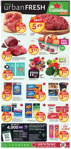 Preview Sobeys - Weekly Flyer - Urban Fresh valid from Aug 7, 2025