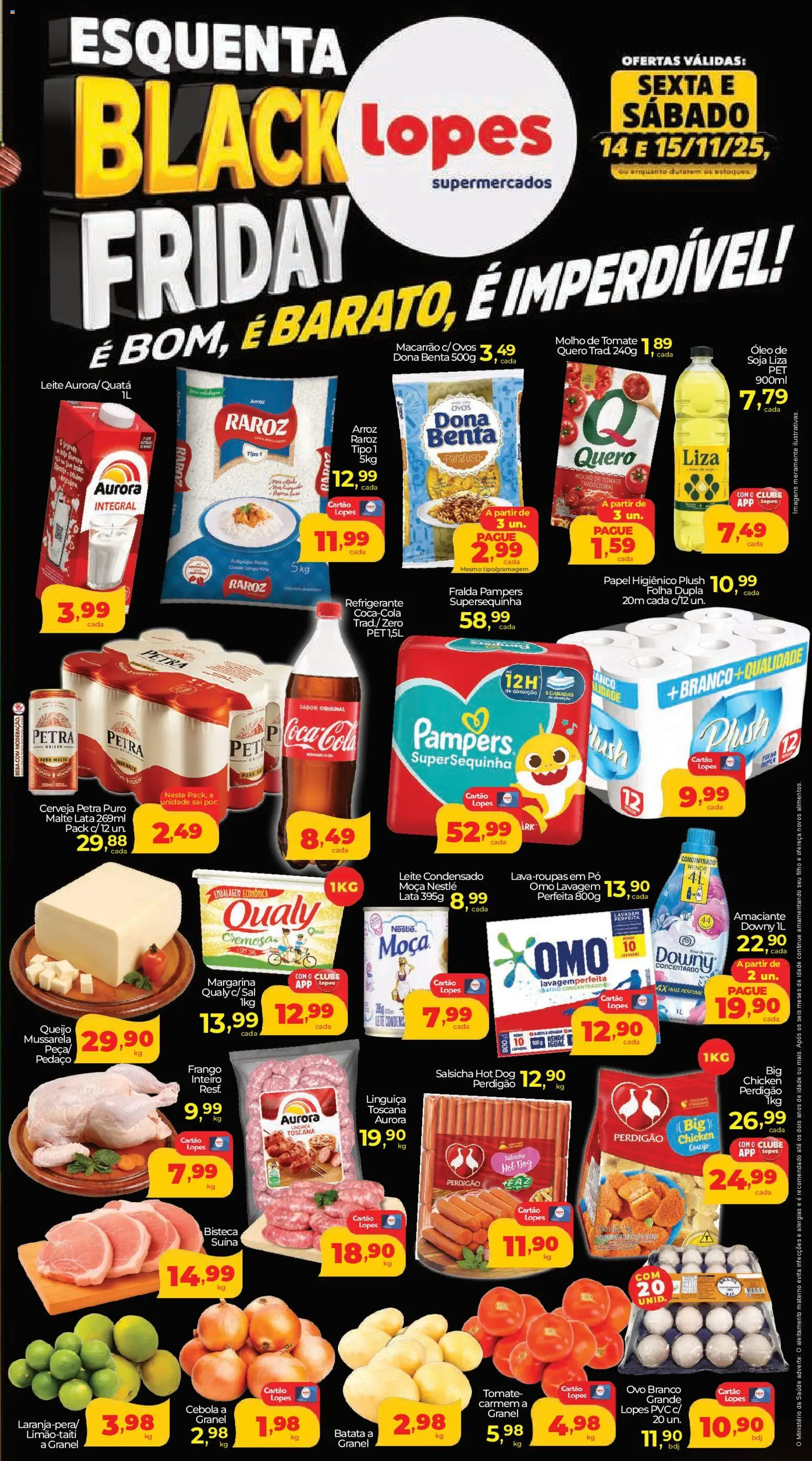 Lopes Supermercados Black Friday - página 1- válido a partir de 14/11/2025
