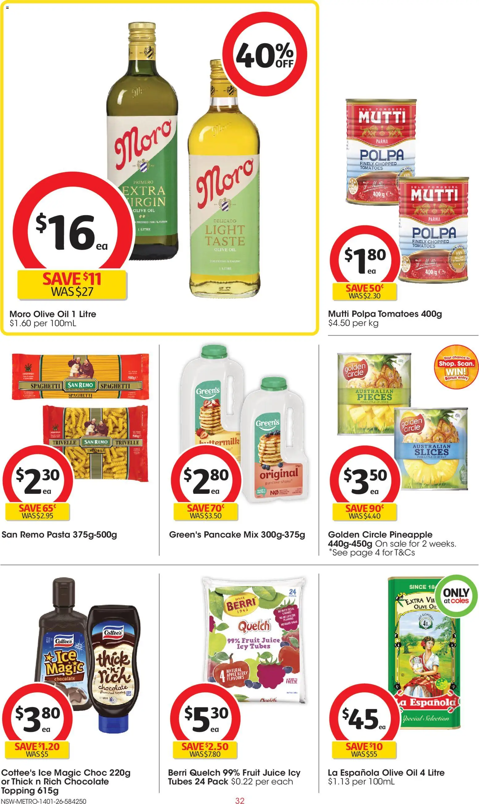 Coles  Catalogue  - page 32- valid from 14/01/2026