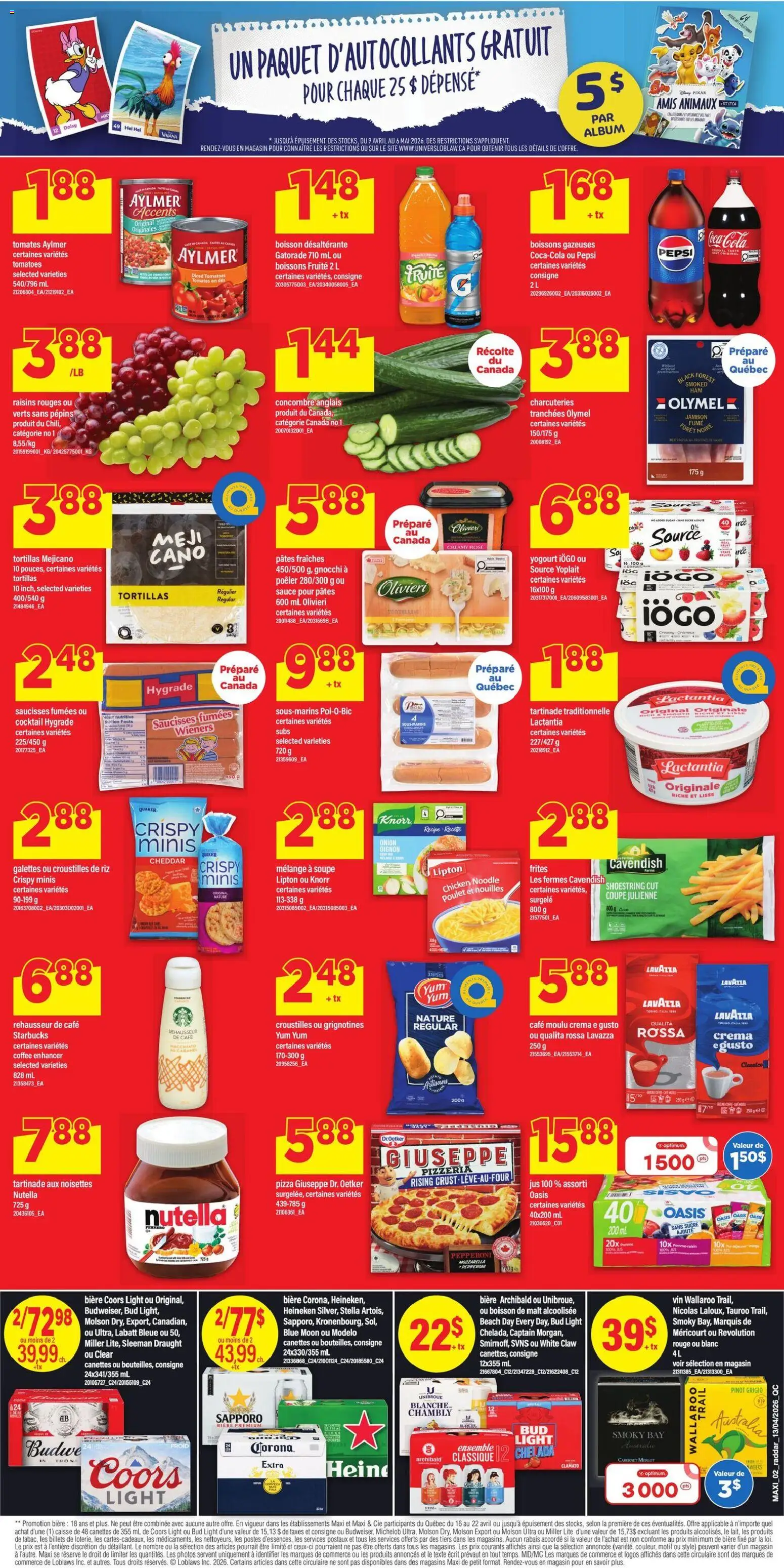 Maxi weekly flyer / circulaire - page 2- valid from Apr 16, 2026