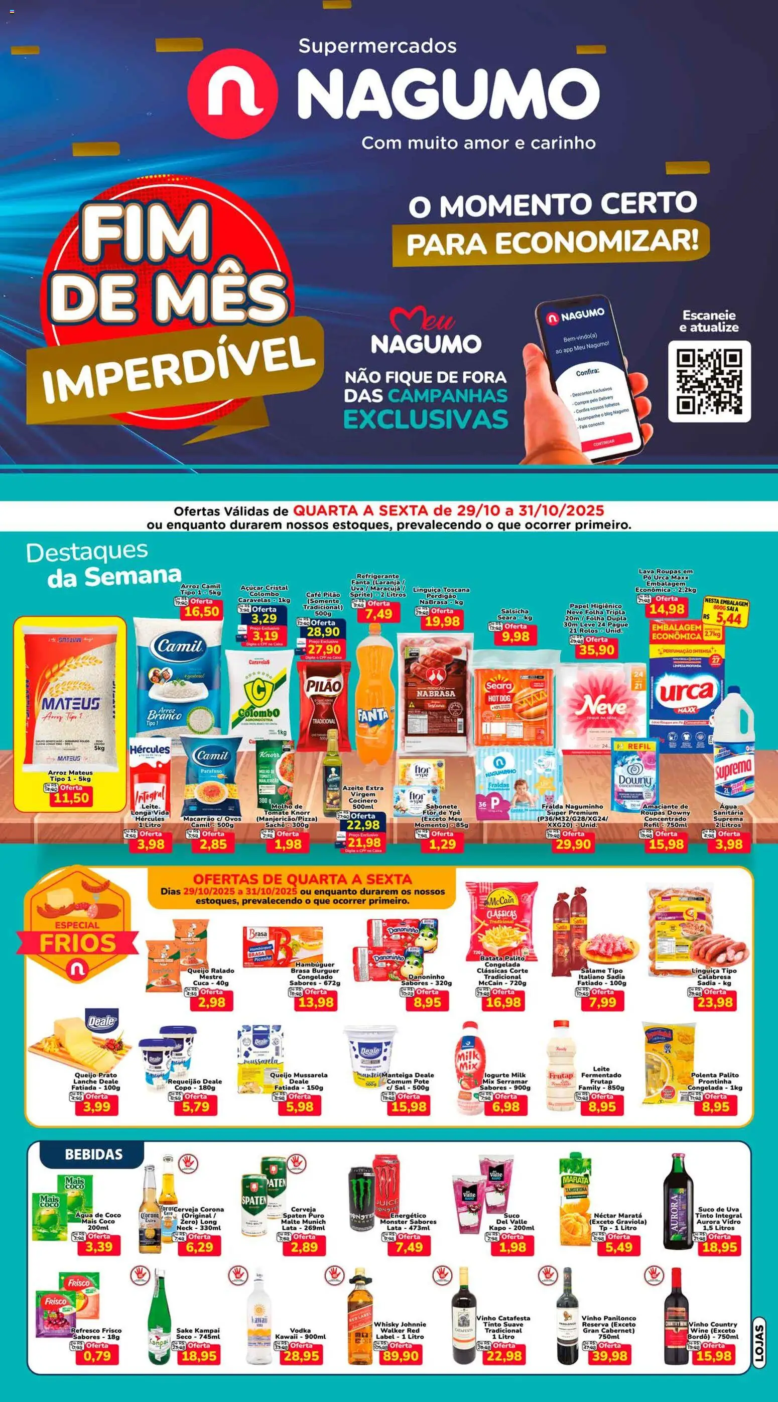 Nagumo - Ofertas da semana - página 1- válido a partir de 29/10/2025
