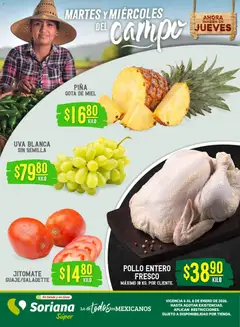 Soriana - Martes y Miércoles del Campo Súper: Saltillo y Torreón  válido desde 06/01/2026