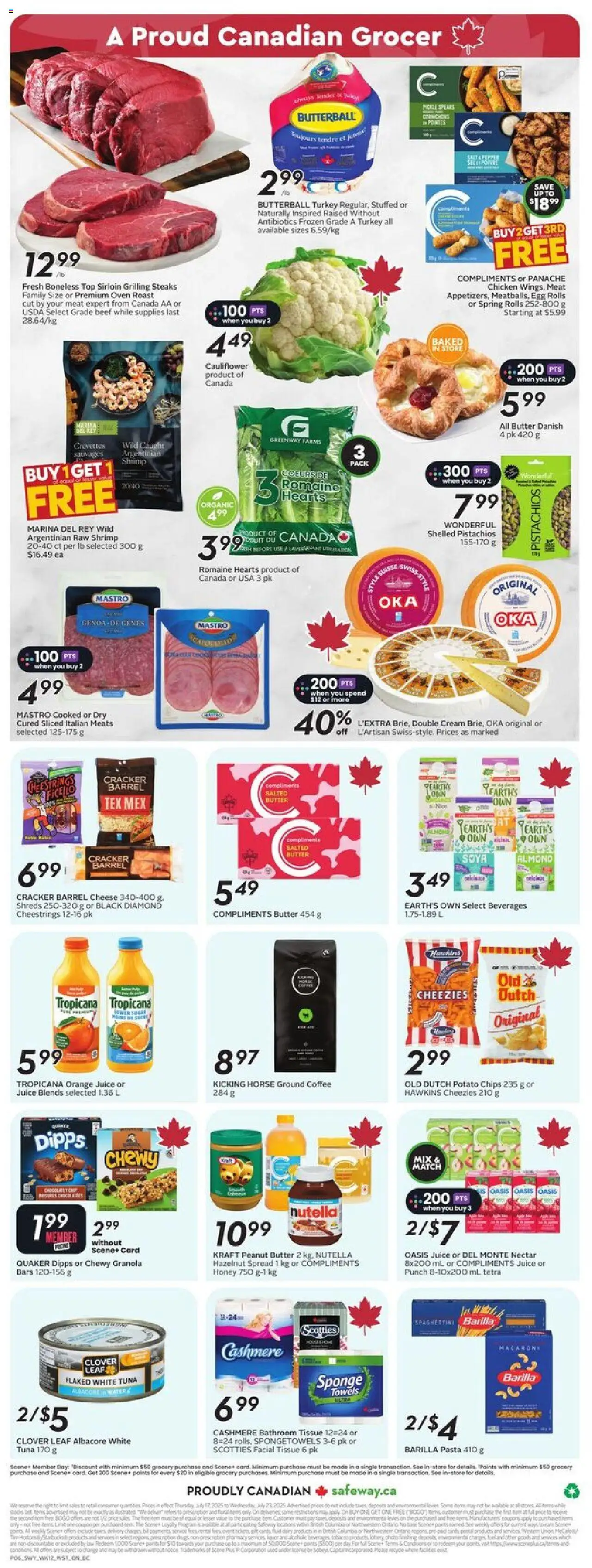 Safeway weekly flyer / circulaire - page 4- valid from Jul 17, 2025