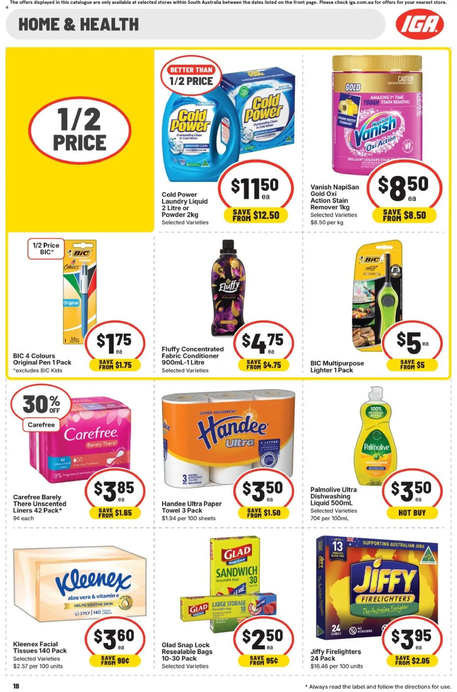 IGA Catalogue SA - page 14- valid from 14/01/2026
