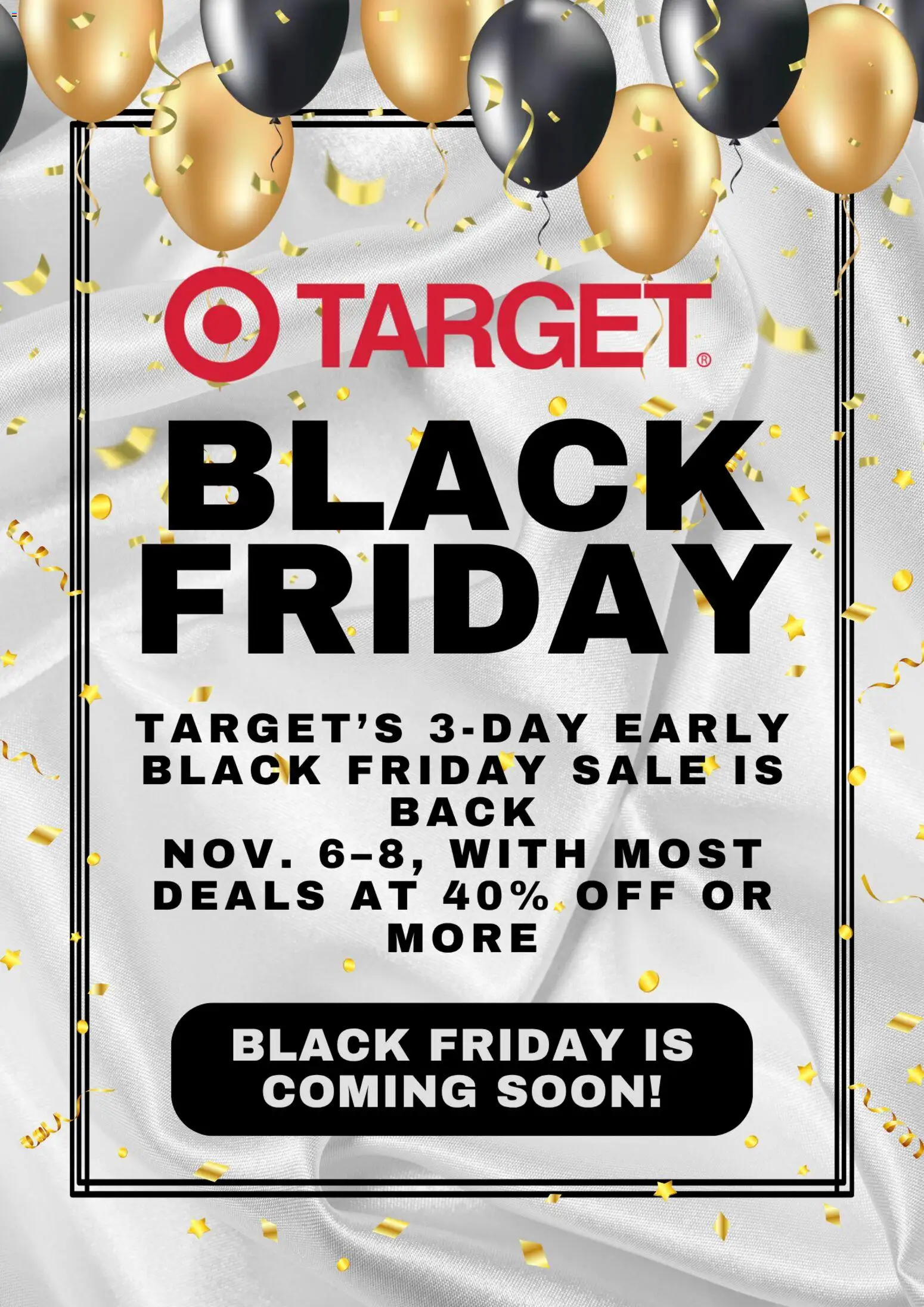 Target Black Friday aviso - página 1- válido desde 31/10/2025
