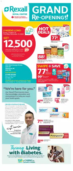 Preview Rexall - Grand Opening Vancouver valid from Oct 31, 2025
