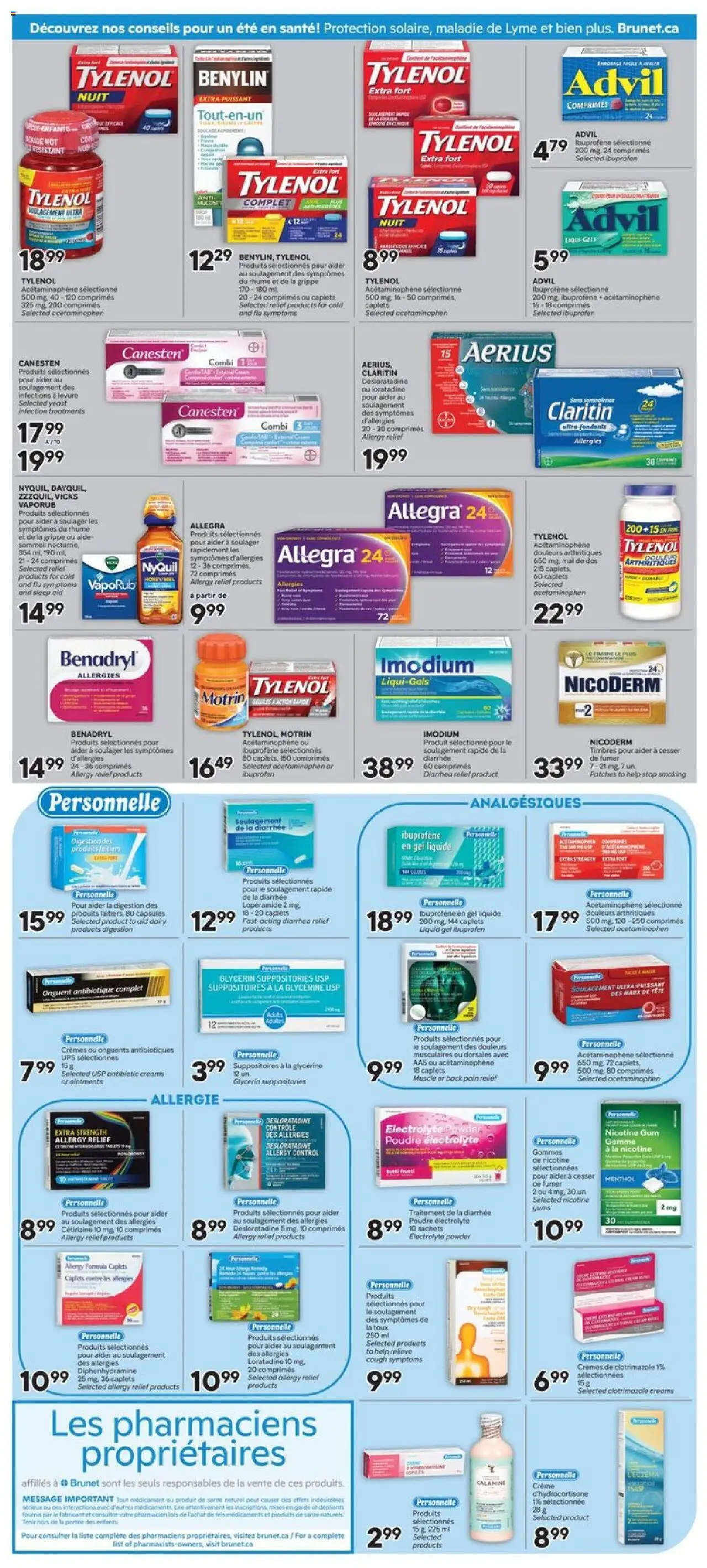 Brunet weekly flyer / circulaire - page 4- valid from Jul 17, 2025