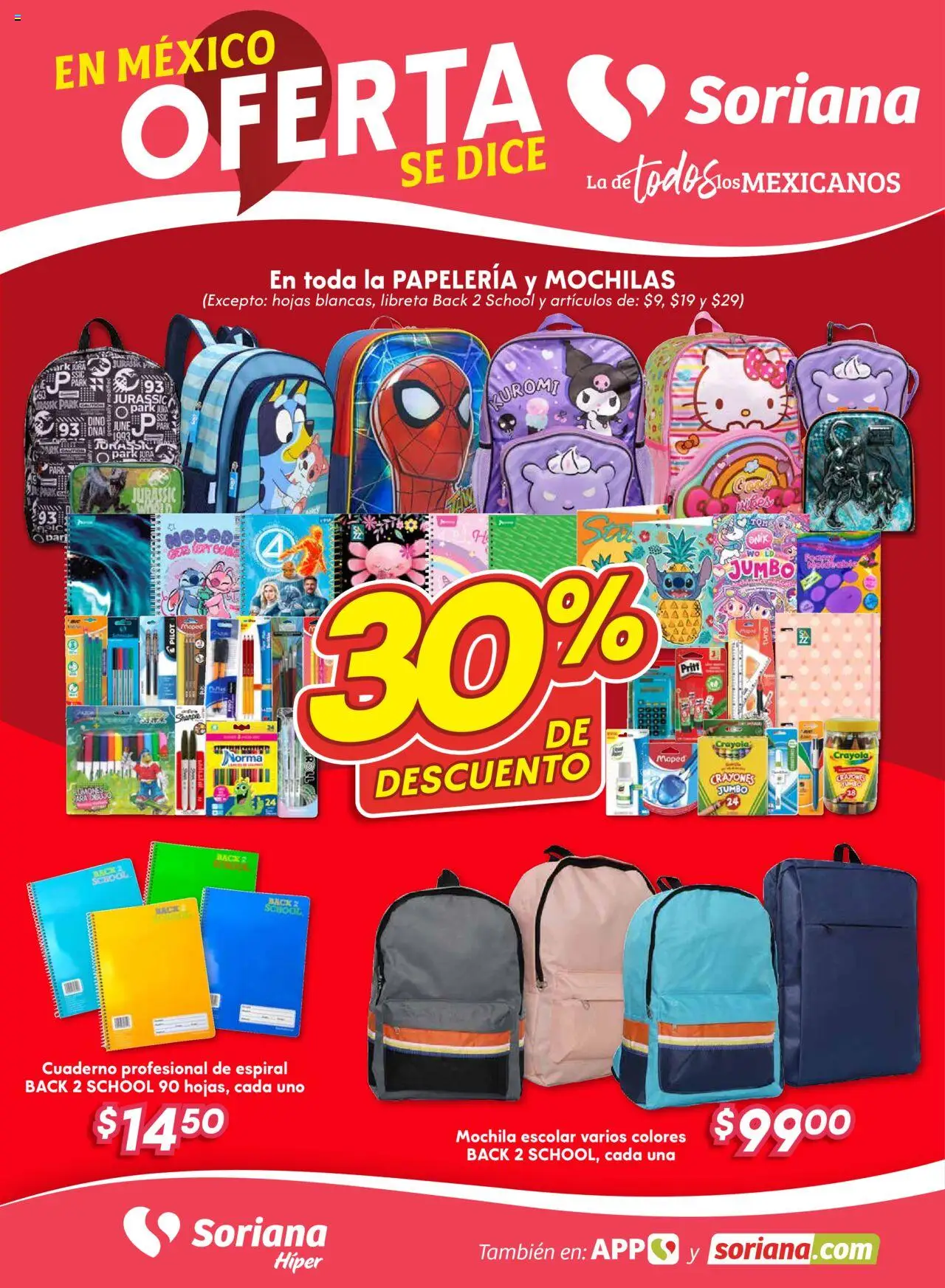 Soriana - Folleto - página 1- válido desde 21/08/2025