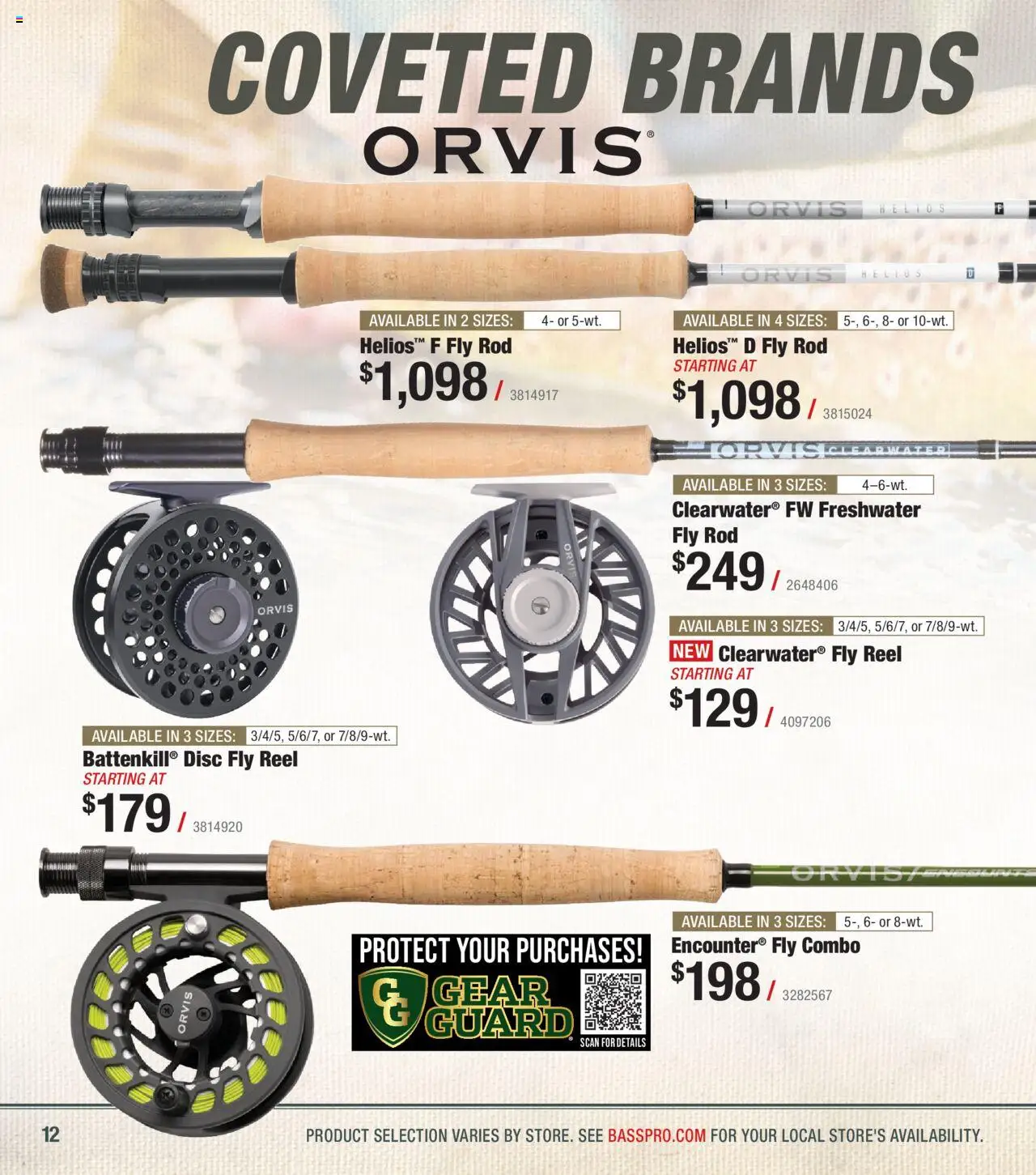 Cabela's Fly Fishing 25 - page 12- valid from 04/21/2025