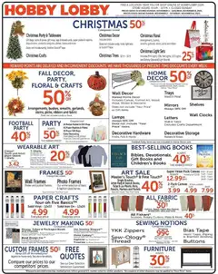 Preview Hobby Lobby Weekly Ad valid from 11/02/2025