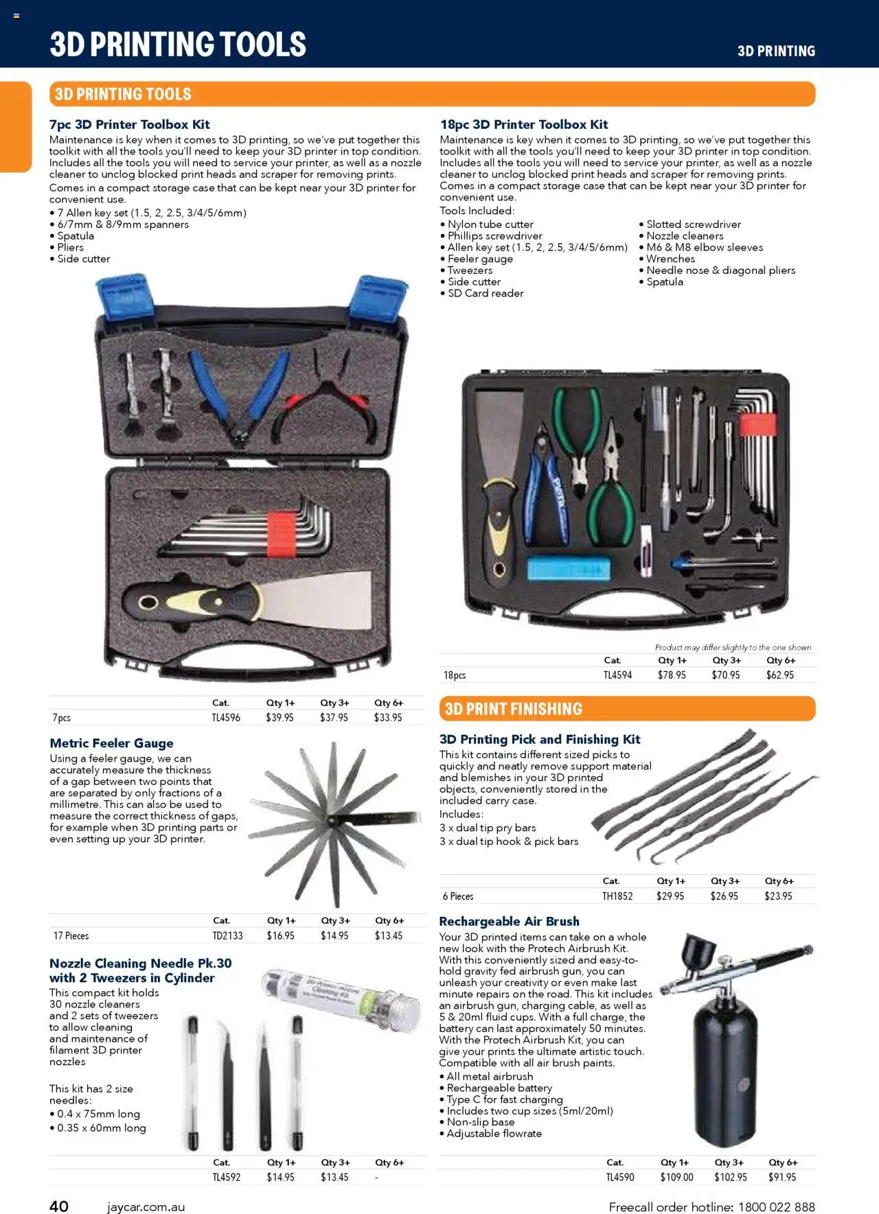 Jaycar Engineering & Scientific Catalogue 2025/2026  - page 40- valid from 09/07/2025