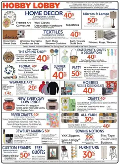 Preview Hobby Lobby Weekly Ad valid from 03/29/2026