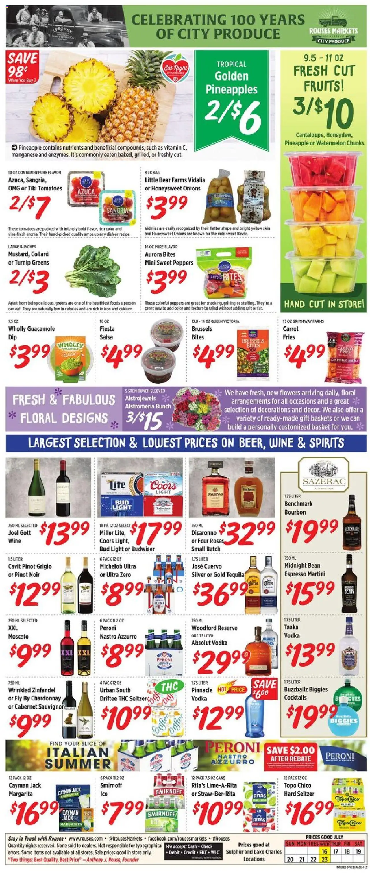 Rouses Weekly Ad - LA - page 6- valid from 07/16/2025