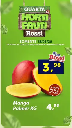 Pré-visualização Rossi Supermercados - Ofertas da semana válida a partir de 18/03/2026