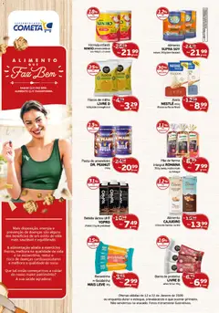 Pré-visualização Cometa Supermercados - Ofertas Alimento Que Faz Bem válida a partir de 12/01/2026